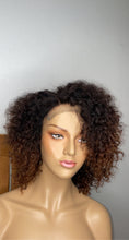 Load image into Gallery viewer, Water Curls Closure Handmade Human Hair Wig