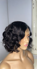 Load image into Gallery viewer, Wave Curls Closure Handmade Human Hair Wig