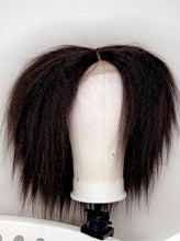 Load image into Gallery viewer, Natural Looking Blowout Closure Handmade Human Hair Wig