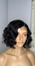 Load image into Gallery viewer, Wave Curls Closure Handmade Human Hair Wig