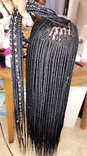 Load image into Gallery viewer, Medium Size Box Braids Wig ((Handmade))