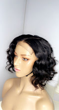 Load image into Gallery viewer, Wave Curls Closure Handmade Human Hair Wig