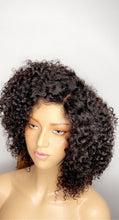 Load image into Gallery viewer, Baby Curls Closure Human Hair Wig ( handmade wig)