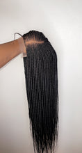 Load image into Gallery viewer, Glueless Closure Braided Wig