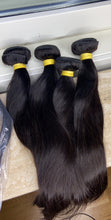 Load image into Gallery viewer, Straight Human hair bundles 3- With a closure or frontal