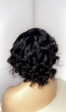 Load image into Gallery viewer, Wave Curls Closure Handmade Human Hair Wig