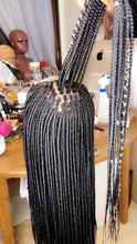 Load image into Gallery viewer, Medium Size Box Braids Wig ((Handmade))