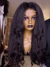 Load image into Gallery viewer, 20 inches Very Natural Human Hair Kinky Wig 4x4 Lace
