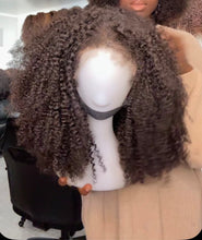 Load image into Gallery viewer, Natural looking 7x5 lace HD with natural looking hairline Human Hair wig
