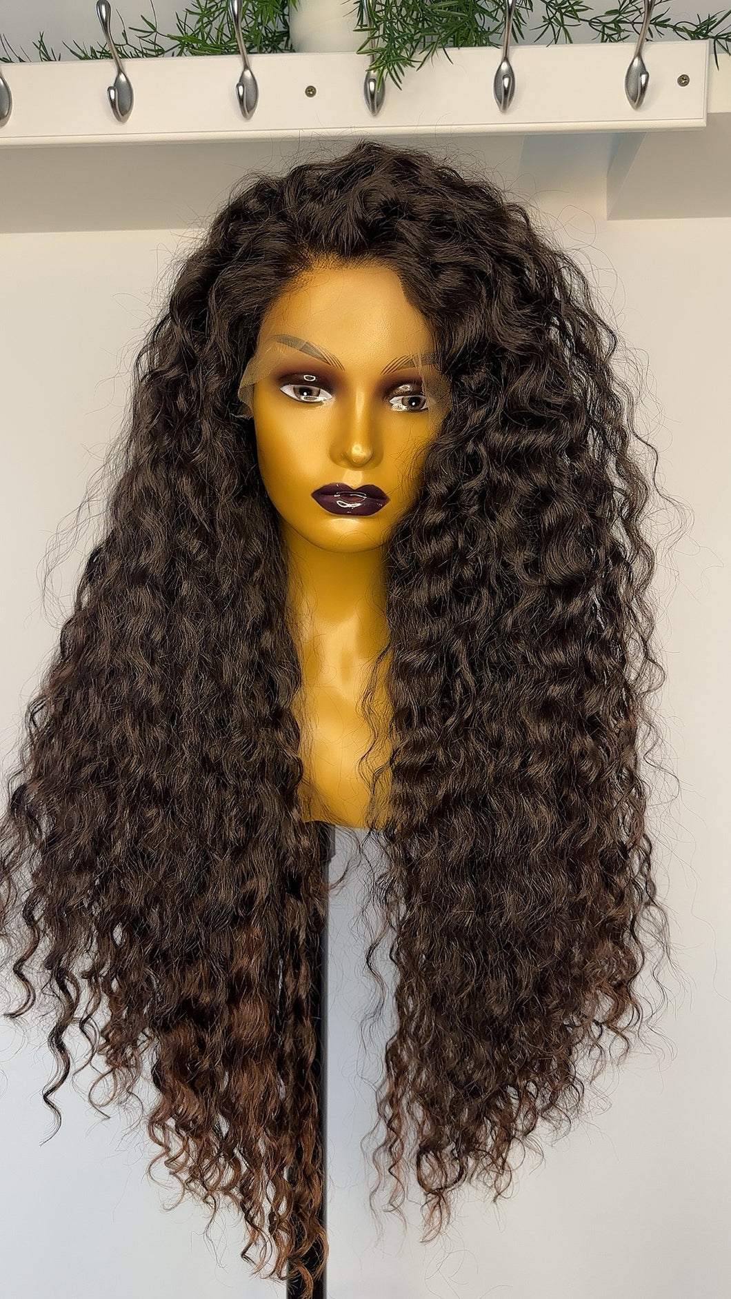 Pure Raw Donor Human Hair Wig Lace Frontal