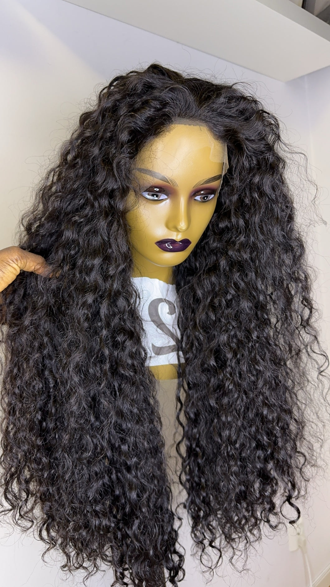 Single Raw Donor Human Hair Wig ( Lace Frontal )
