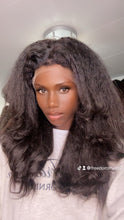 Load image into Gallery viewer, Pre-order Very Natural Raw Human Hair Kinky with 4c Baby Hairs HD Lace Frontal layers
