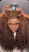 Load image into Gallery viewer, 7x5 Lace Natural Hairline Human Hair wig chocolate colour
