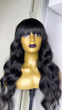 Load image into Gallery viewer, 16 inches Bang Human Hair Wig Body Wave
