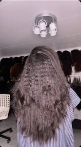 Pre-order Very Natural Raw Human Hair Kinky with 4c Baby Hairs HD Lace 5x5 Closure layers