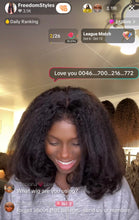 Load image into Gallery viewer, 5x5 Lace Very Natural Raw Human Hair Kinky with 4c Baby Hairs HD Lace  layers less volume
