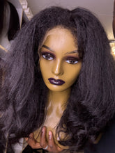 Load image into Gallery viewer, Frontal Very Natural Raw Human Hair Kinky with 4c Baby Hairs HD Lace layers
