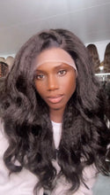 Load image into Gallery viewer, 20 inches Very Natural Human Hair Kinky Wig Lace Frontal
