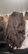 Load image into Gallery viewer, 20 inches Very Natural Human Hair Kinky Wig Lace Frontal
