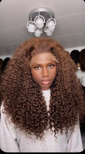 Load image into Gallery viewer, 7x5 Lace Natural Hairline Human Hair wig chocolate colour
