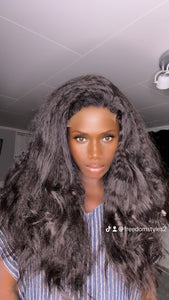 Pre-order Very Natural Raw Human Hair Kinky with 4c Baby Hairs HD Lace 5x5 Closure layers
