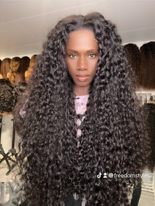 Very full Pure Raw Donor Human Hair 5x5 HD Lace Closure