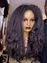 Load image into Gallery viewer, Very Natural Raw Human Hair Kinky with 4c Baby Hairs HD Lace 5x5 Closure layers
