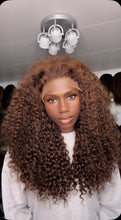 Load image into Gallery viewer, 7x5 Lace Natural Hairline Human Hair wig chocolate colour
