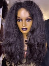 Load image into Gallery viewer, Very Natural Raw Human Hair Kinky with 4c Baby Hairs HD Lace 5x5 Closure layers
