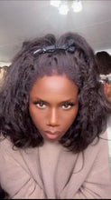 Load image into Gallery viewer, 5x5 Lace Very Natural pure Raw blowout Human Hair Kinky with 4c Baby Hairs HD Lace Pre-order only
