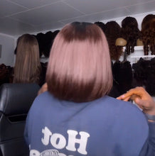 Load image into Gallery viewer, 2x6 bob Wig - human Hair Available in different colours
