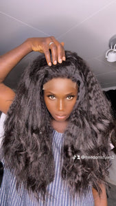 Pre-order Very Natural Raw Human Hair Kinky with 4c Baby Hairs HD Lace 5x5 Closure layers