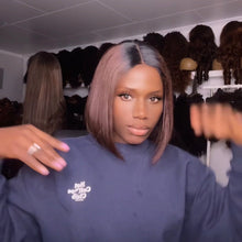 Load image into Gallery viewer, 2x6 bob Wig - human Hair Available in different colours
