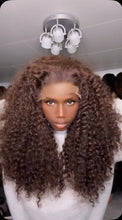 Load image into Gallery viewer, 7x5 Lace Natural Hairline Human Hair wig chocolate colour
