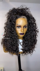 Single Donor Raw Human Hair Wig ( HD Frontal Wig  )