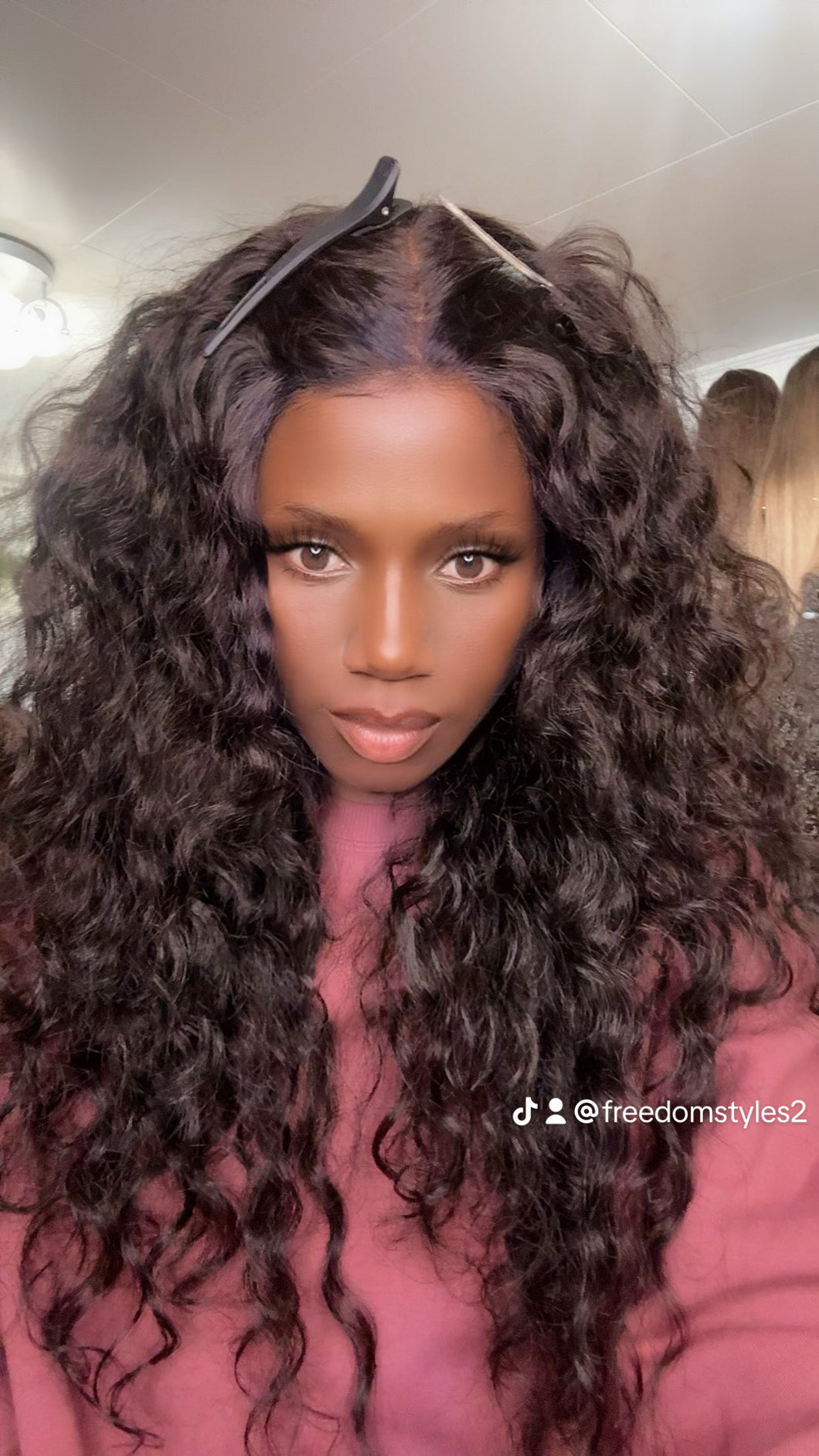 Ready to wear closure lace wig water curls