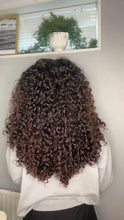 Load image into Gallery viewer, 16 Inches Pure Raw Donor Human Hair Wig Lace 5x5 HD Lace Closure with Highlights
