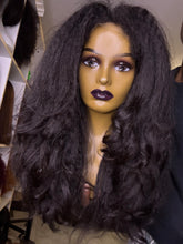 Load image into Gallery viewer, Very Natural Raw Human Hair Kinky with 4c Baby Hairs HD Lace 5x5 Closure layers
