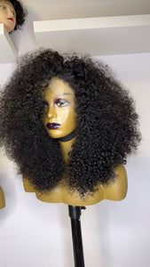 Lace Frontal Human Hair Color Curly Wig