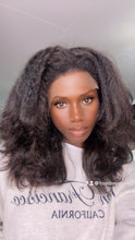 Load image into Gallery viewer, Very Natural Raw Human Hair Kinky with 4c Baby Hairs HD Lace Frontal layers
