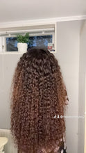 Load image into Gallery viewer, Closure Human Hair wig with highlights
