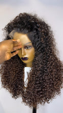 Load image into Gallery viewer, HD Lace Frontal Human Hair Color Curly Wig (Single Raw Donor)
