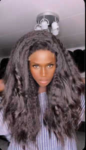 Pre-order Very Natural Raw Human Hair Kinky with 4c Baby Hairs HD Lace 5x5 Closure layers