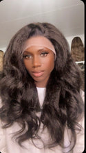 Load image into Gallery viewer, 20 inches Very Natural Human Hair Kinky Wig Lace Frontal
