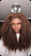 Load image into Gallery viewer, 7x5 Lace Natural Hairline Human Hair wig chocolate colour
