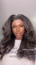 Load image into Gallery viewer, Pre-order Very Natural Raw Human Hair Kinky with 4c Baby Hairs HD Lace Frontal layers
