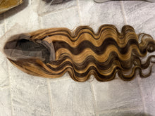 Load image into Gallery viewer, Body wave frontal human Hair wig piano color
