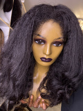Load image into Gallery viewer, Frontal Very Natural Raw Human Hair Kinky with 4c Baby Hairs HD Lace layers
