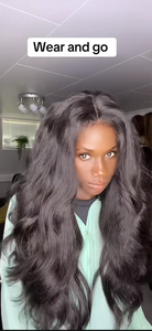 ( Wear and Go) Layers 5x5 HD Lace Raw Human Hair