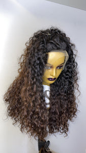 HD Raw Donor Lace Frontal Human Hair Wig Deep part
